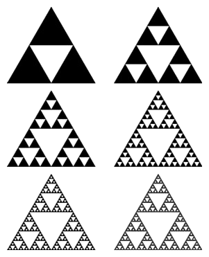 konstrukcija trikotnika Sierpinskega